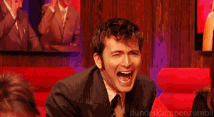 David Tennant (AKA The Tenth Doctor) - Laughing